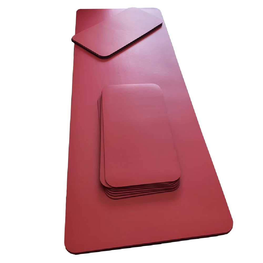 Mat de yoga non-slip rouge tapis de yoga antidérapant 5mm fitness