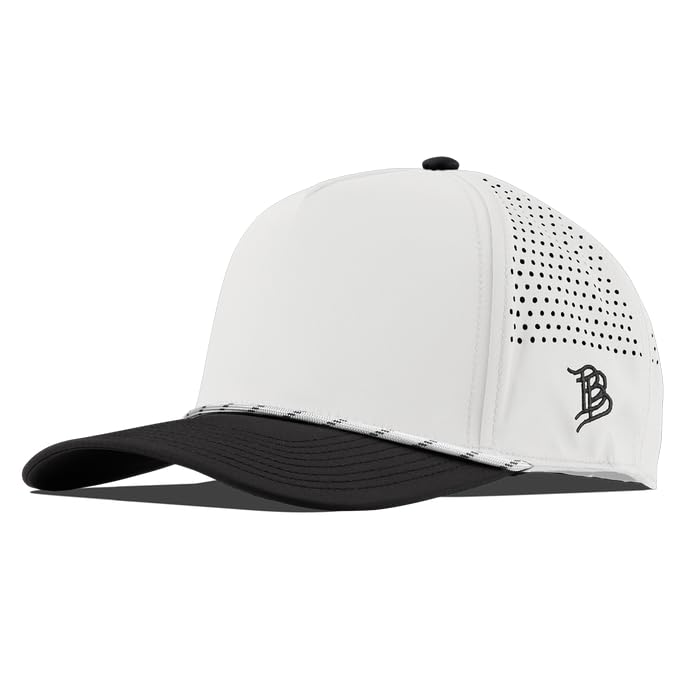 Image of Branded Bills Bare Curved 5 Panel Rope Hat for Men, Adjustable Snapback Golf Baseball Cap No Patch