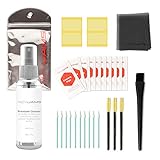 RevJams 31pc Cleaning Kit for Apple AirPods, Pro, & AirPods 2 - Our Specially Formulated Cleaning Solution,Microfiber Cloth,Safe Brushes,Dust Stickers,Swabs,and More,New Version