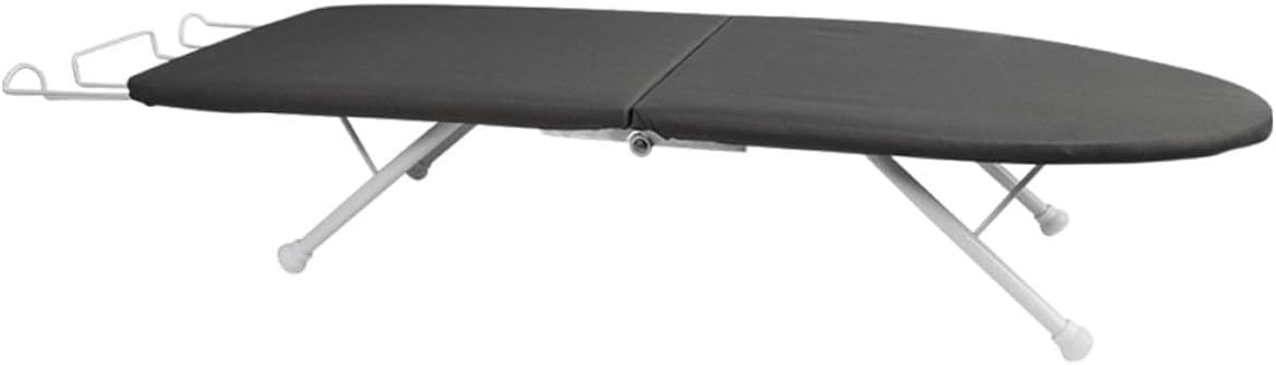 Small Folding Tabletop Ironing Board with Heat-Resistant Cover and Sturdy Legs Compact Household Ironing Rack for Home and Dorm Use