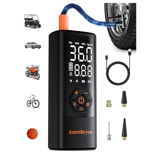 Cordless Portable Air Compressor with Gauge