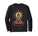 Photo Gallery buddha meditation lotus maglia a manica Photo Gallery buddha meditation lotus maglia a manica
