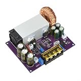 Modulo step-down solare DC da 25 A da 18-90 V a 2-60 V, caricatore regolabile per batteria al litio da 12-48 V con ventola di raffreddamento automatica e prevenzione del riflusso per sistema di