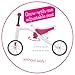 Chillafish Quadie: Stable 4-wheel “Grow-with-Me” Ride-On, 3 Seat Positions with Cookie Storage in the Seat, Silent Non-Marking Wheels and Customization Stickers, Ages 1-3, Pink