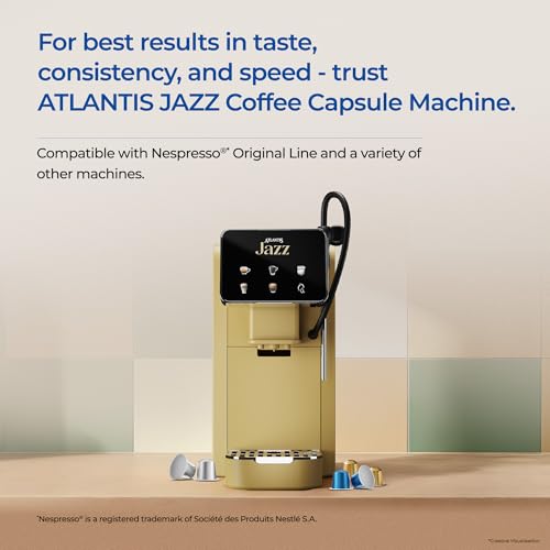 Image of Atlantis Coffee Capsules Combo Pack | Midnight Brew (Dark Roast) + Golden Hour & Daylight Brew (Medium Dark Roast) | 100% Natural & Chemical Free | Espresso Coffee Pods | Variety Pack (Pack of 18)