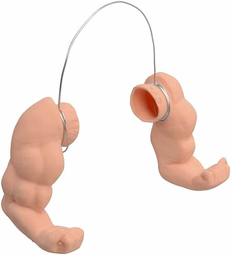 Miniatura 3 de Enrichoice 3 pares de juguetes de pollo incluyen fuertes brazos musculares, brazos pulgar hacia arriba y brazos de pollo T-Rex para poner pollos