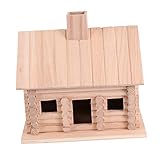 Nichoir pour travaux manuels : nichoir décoratif avec base robuste pour une utilisation facile sur un mur, un cadre, un arbre. Faites une belle décoration de maison pour vos oiseaux de compagnie.
