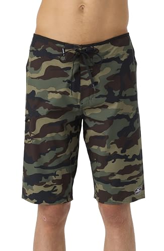 O'NEILL Men's Board Shorts 21 Inch Outseam GI Jack - Quick Dry Board Shorts Men's, Mens Board Shorts for Beach & Surfing