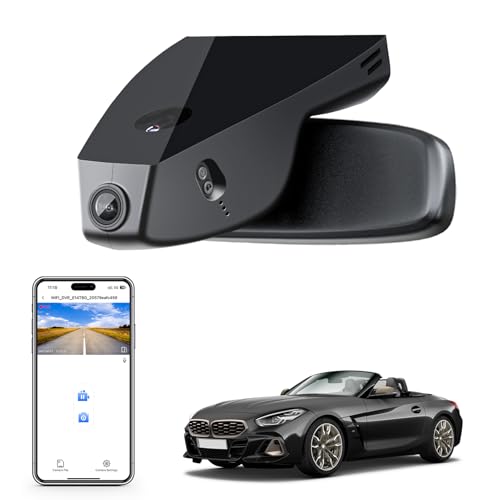 Mangoal 4K Dash Cam for BMW Z4 G29 2019 2020 2021 2022 2023 2024 2025(Model B), OEM Style, 2160P UHD Video, WiFi & APP, 64GB Card