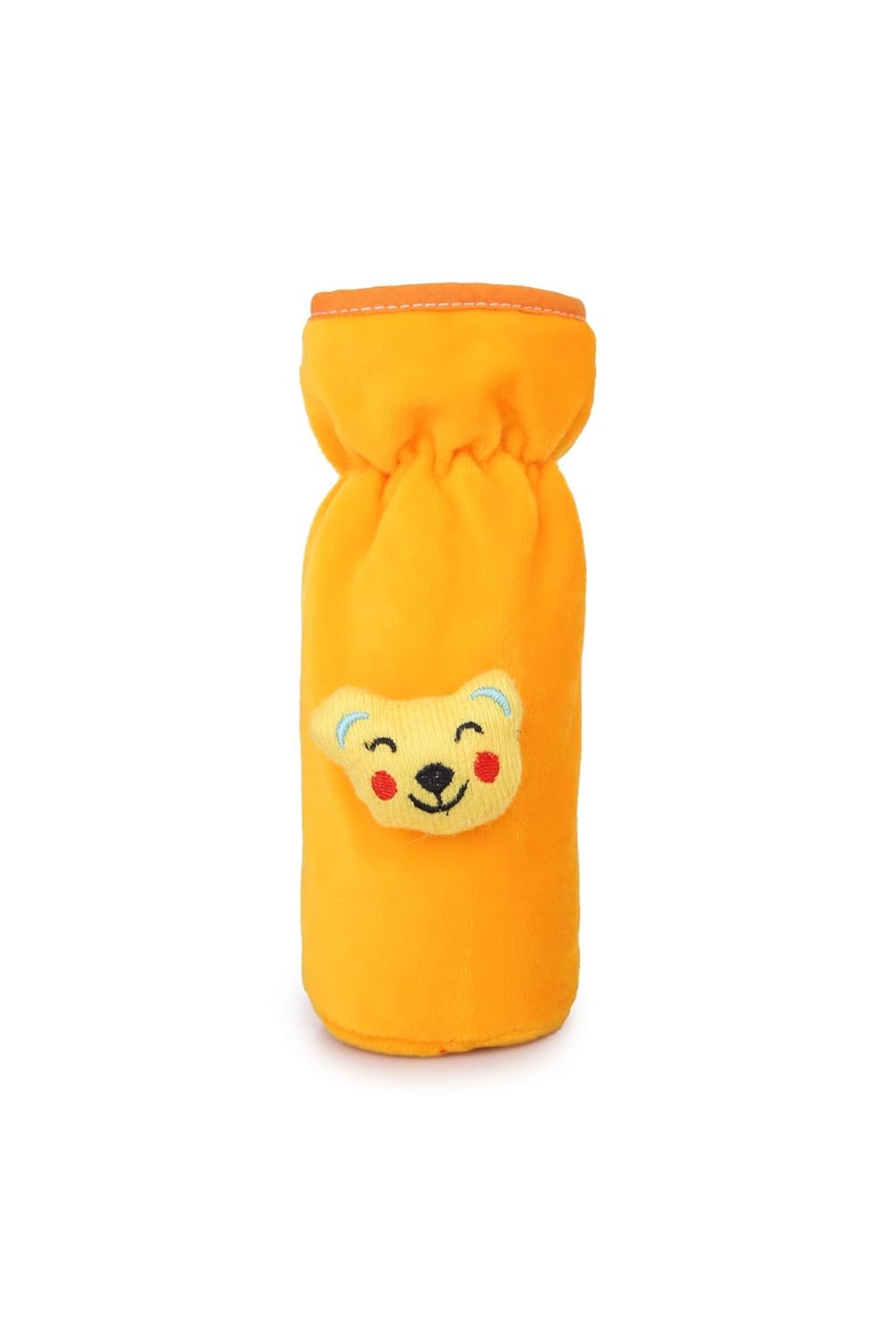 TRIVIKA AND SONS Baby Feeding Bottle Cover |Soft Velvet, Stretchable Holder with Strap & Cute Cartoon Design| Reusable, Washable| Suitable for 250Ml Feeding Bottle (Yellow2, Pack of 1)-picture-10