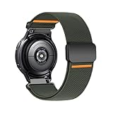【Polyvalent et coloré】Ce bracelet élastique magnétique pour Motorola Watch 100/ 360 sangle avec ses coutures orange artisanales qui attirent le regard et ajoutent une touche de couleur vive, est élégant et polyvalent. Sangle en nylon pour Motorola Watch 100/ 360 strap magnétique disponible dans une variété de couleurs tendance, s’accorde à tous les styles, dégagez un charme personnel distinctif.