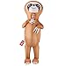 AFG Media LTD Inflatable Sloth Halloween Costume for Men, One Size, with Included Accessories