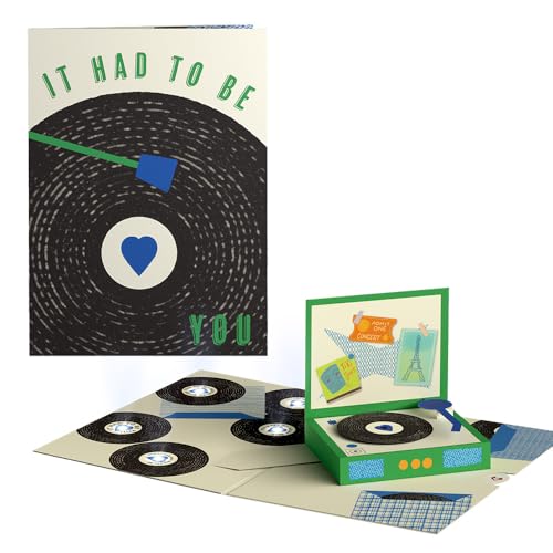 Lovepop Love Pop-Up Card with Music & LED Lights for Her and Him - 3D Light-Up Greeting Cards for Boys, Girls, Men, Women - It Had to Be You - 5" x 7" Card - Blank Notecard & Envelope Included
