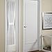No. 918 Emily Sheer Voile Rod Pocket Door Sidelight Curtain Panel, 28