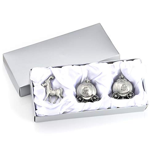 Mogoko MMUS2017230 Silver Tooth Holder, My First Tooth And Curl Keepsake Box Set, Baby Teeth Fairy Containter Gift Box thumb #5