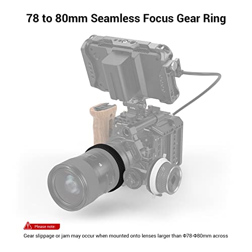Anillo de engranaje para enfoque sin interrupciones SmallRig (78 mm a 80 mm) - modelo 3295-SR miniatura 3