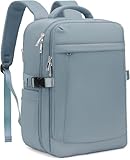 Photo Gallery wodouyzi zaino da cabina da 42 litri approvato ryanair - borsa da viaggio sotto il sedile con scomparto per laptop e porta usb per easyjet/wizz air/british airways, blu, l Photo Gallery wodouyzi zaino da cabina da 42 litri approvato ryanair - borsa da viaggio sotto il sedile con scomparto per laptop e porta usb per easyjet/wizz air/british airways, blu, l