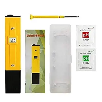 IONIX Imported Digital Pen Type PH Meter with Calibration Accessories for Water Testing (Multicolour)