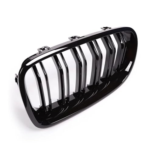 Parrilla delantera de listones dobles para BMW Serie 5 F10 F11 F18 (2010-2017) con acabado premium 2