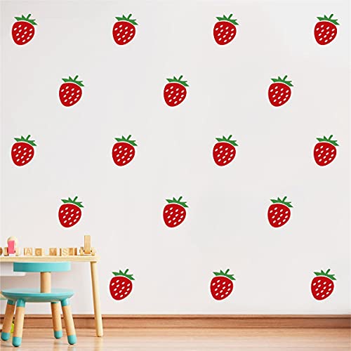 Vinilo decorativo adhesivo DIY Fresa para pared miniatura 1