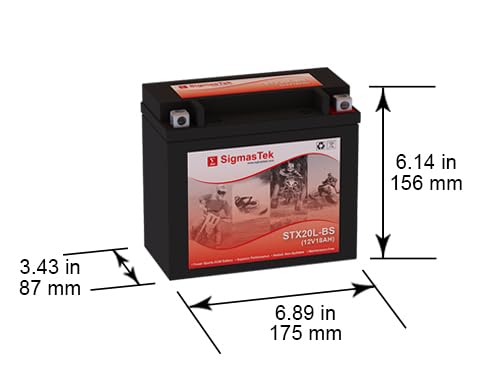 Arctic Cat F 1000, 2007-2009 Snowmobile Replacement Battery by SigmasTek
