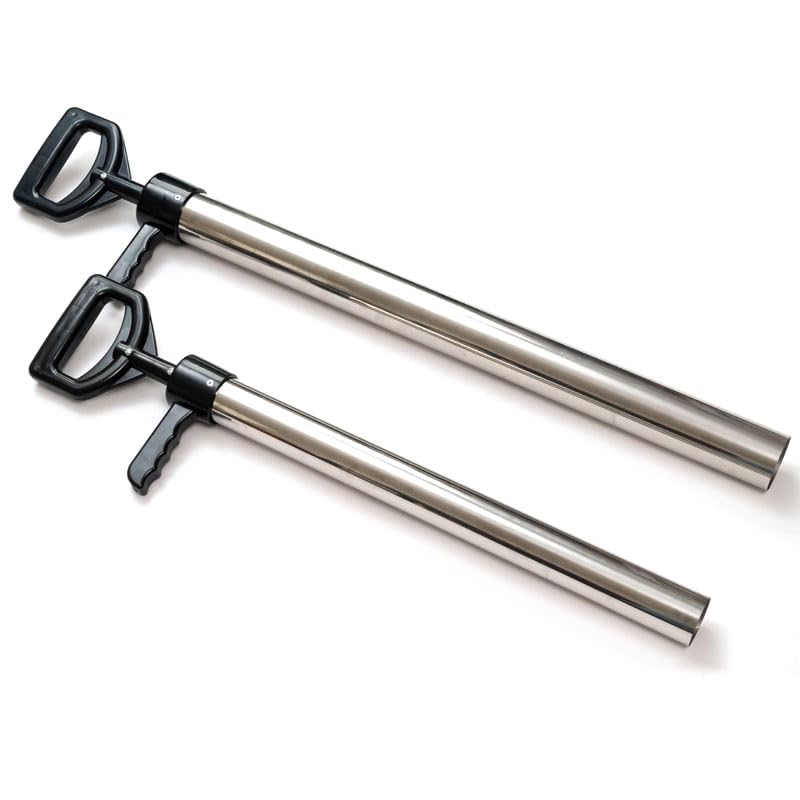 Mantis and Ghost Shrimp Pump, Easy to Carry Beach Artifact, Shrimp Extractor Clam Pump Gun, Seafood Catching Device Stainless Steel Catching Tool (large size-92)