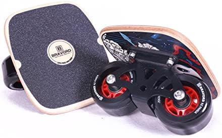BRAVORD NZ Panda Roller Road Drift Skate with Cool Maple Deck Anti-Slip