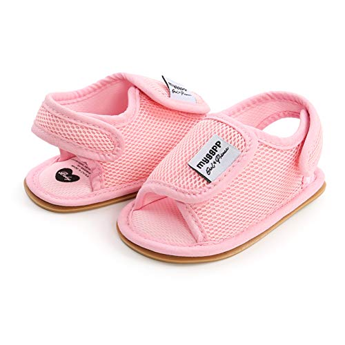 Image of RVROVIC Baby Boys Girls Sandals Premium Infant Summer Outdoor Shoes PU Lightweight Soft Anti-Slip Sole Toddler Prewalker