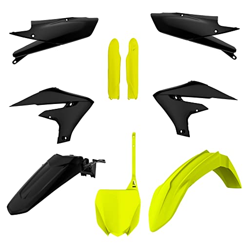 Kit répliques plastiques MX Polisport 91049 pour remplacer les carénages cassés de moto Yamaha