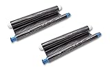 Aus dem Hause vhbw vhbw 2x Thermo-Folie Thermorolle blau 35 m kompatibel mit Fax Drucker Ersatz für Panasonic KX-FA54, KX-FA54A, KX-FA54E, KX-FA54X