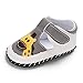 "Geagodelia Baby Sandalen Weicher Lauflernschuhe Hausschuhe für Kleinkind Mädchen Junge mit Süß Cartoon Tiere Muster (12-18 Monate, Giraffe-Grau) (Etikettgröße:3)