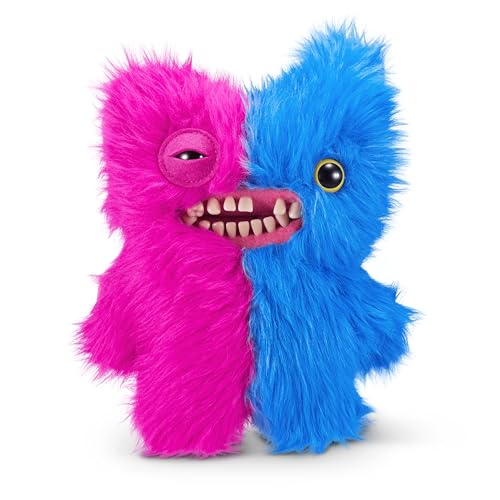 Fuggler Misfit Monsters de 23 cm Serie 1 de ZURU, Juguete de Peluche Funny Ugly Monster (Mr Screech - Rosa y Azul) Fuggler Misfit Monsters de 23 cm Serie 1 de ZURU, Juguete de Peluche Funny Ugly Monster (Mr Screech - Rosa y Azul)