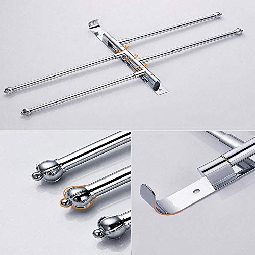 Porte-serviette rotative perforée CRODY avec bras pivotants pour un séchage rapide - 5