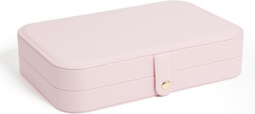 Miniatura 7 de V-LAFUY Organizador de viaje de joyería, joyero de viaje, organizador de joyas de viaje, cajas de joyería de viaje para mujeres, joyero portátil de