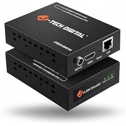 J-Tech Digital HDMI H.264 H.265 IPTV Encoder Supports RTSP, RTP, RTMP, HTTP, UDP Protocol and ONVIF [JTECH-ENCH4]
