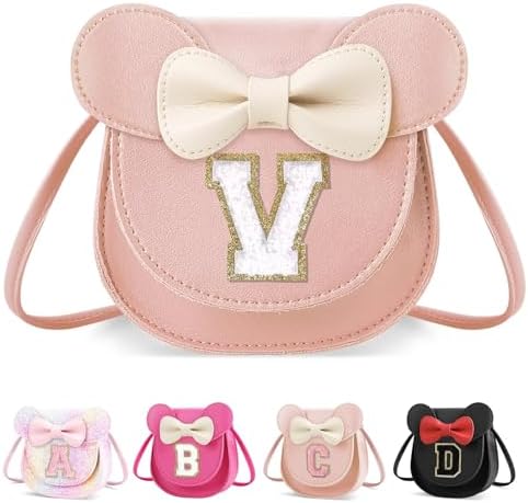 XSUIOY Toddler Purse Girl Wallet for Kids 2-9 Year Old Birthday Gifts,Cute Mouse