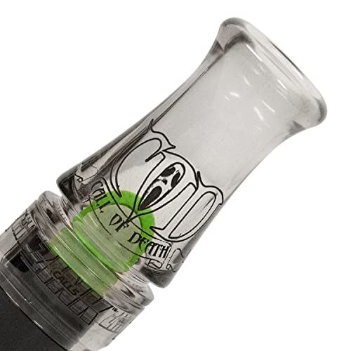 Zink Calls Of Death (Cod) Polycarbonate Hand-Tuned Short Reed Waterfowl Canada Goose Hunting Game Call - Power, Volume & Speed In One Call, Gun Smoke #TOP2