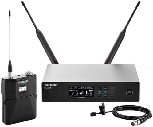 Shure QLXD14/93 Wireless Microphone System with Bodypack and WL93 Subminiature Lavalier Mic - V50 Band