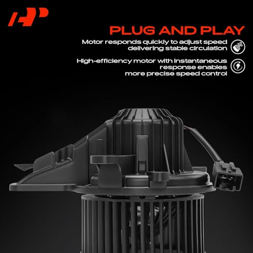 Image of A-Premium Rear HVAC Heater Blower Motor with Fan Cage
