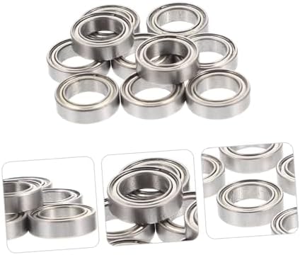Bearings, 10pcs 144001 Bearing Rc Car Parts Gadgets Parts for Rc Car Toys Automotive Accessories Toy Car Bearing Rc Car Accessories Ball Bearings Car Wheels Bearings Toy Bearing Black Steel,High Hard image 5