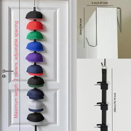 Présentoir de casquettes Marks sangle arrière et bouton supérieur - 4