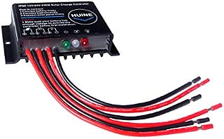 HUINE 20A 12V 24V Auto IP68 Waterproof PWM Solar Charge Controller Solar Panel