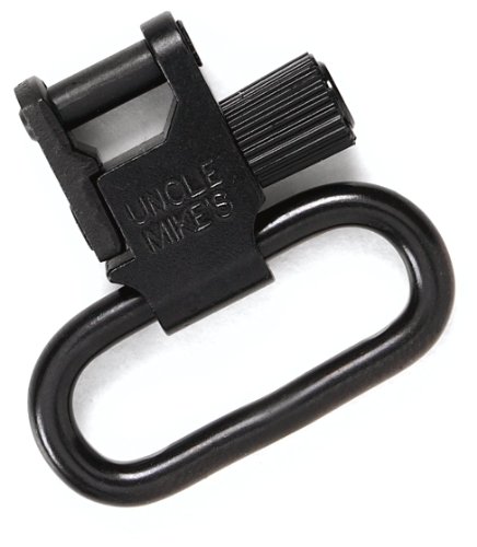 Uncle Mike's Tri-Lock Quick Detach Sling Swivel Set (Blued, 1-Inch)