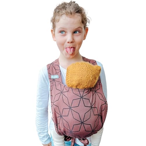 Hoppediz Puppentrage Kinder-Spielzeug für Puppen und Kuscheltiere, Design...