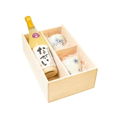 東温どぶろく「ながい(甘口)」と 砥部焼そば猪口のセット