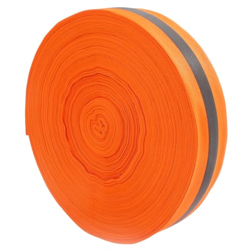 Líneas de límite de voleibol de playa de nylon naranja de 2'' x 328'