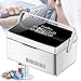 Mommax Caja refrigeradora Mini Enfriador eléctrico de insulina, Nevera portátil para medicamentos, Nevera pequeña para Coche, 0-18 °C, Bolsa fría, termostato para Coche, Viaje a casa,1 Battery