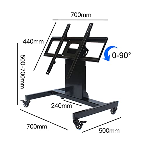 Soporte móvil para TV de 32-70 pulgadas ajustable y con inclinación miniatura 4