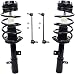 Front - Front Driver & Passenger Side Complete Strut & Spring Assembly with (2) Sway Bar End Links for 200, Sebring Sedan Models Only - Front