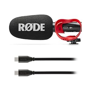 RØDE VideoMic GO II Shotgun-Mikrofon mit USB-Kabel
